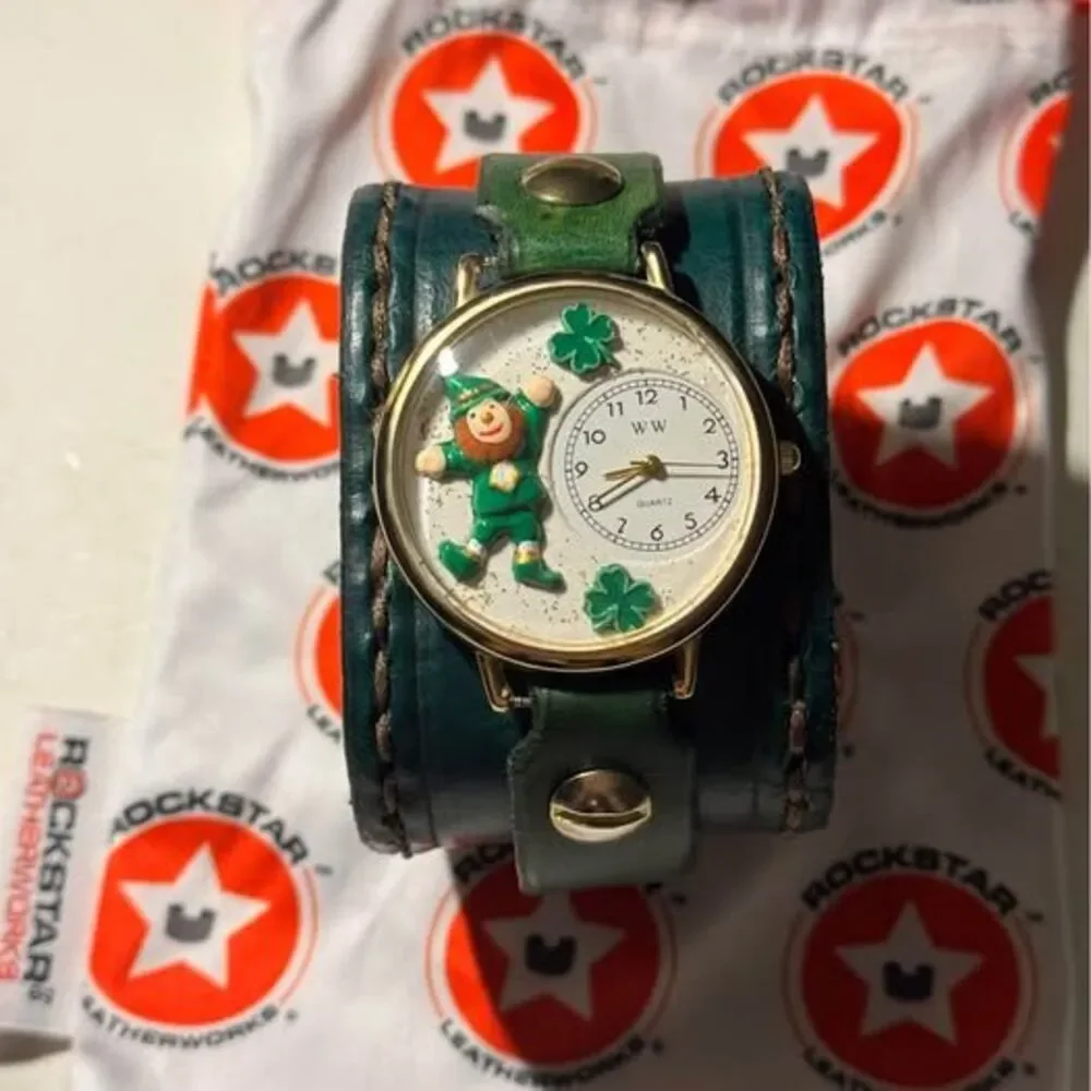 Rockstar Leatherworks Leprechaun St Patrick’s Day Watch